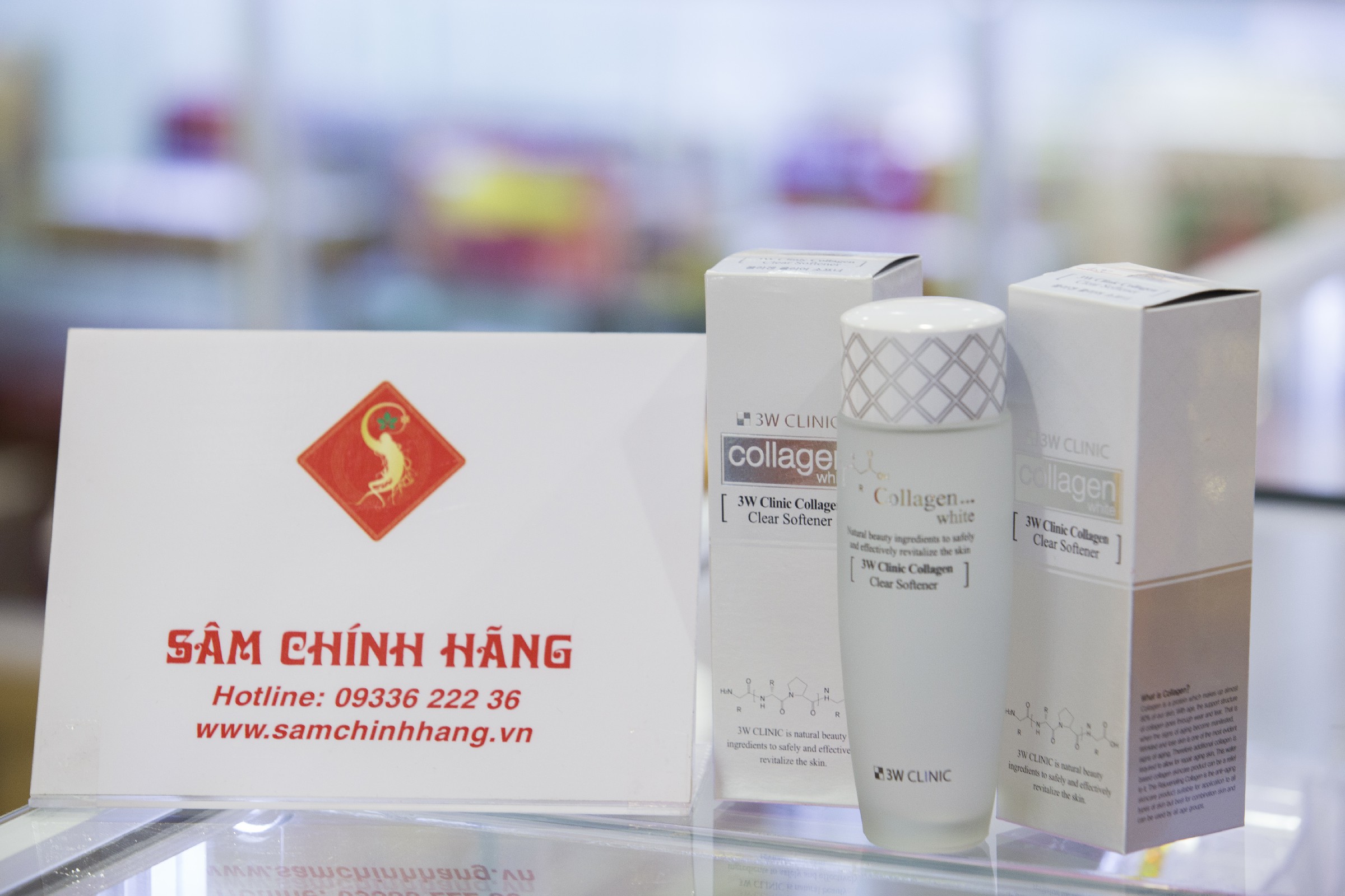 Nước Hoa Hồng Dưỡng Trắng Và Tái Tạo Da 3W Clinic Collagen White Clear Softener 150ml