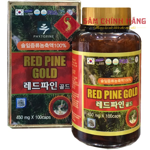 Tinh Dầu Thông Đỏ Red Pine Gold 100 Viên